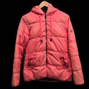 Moncler Coral Hooded Puffer Jacket Size M